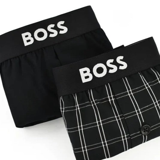 Pigiama HUGO BOSS Uomo - Pantalone Comodo In Cotone Ed Elastan - Foto 2