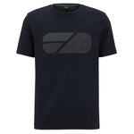 BOSS Stretch Cotton T-Shirt Dark Blue TEE 9 - 50488797