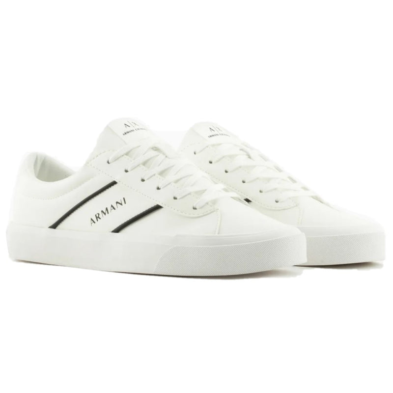 Armani Exchange Contrasting Logo Band Sneakers - Main Image