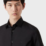 Emporio Armani Short-Sleeved Shirt 8N1C91 1NI9Z 0999 Black
