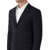 Gibson Navy Check 2pce Suit Ayden Jacket & Caper Trousers FGP640