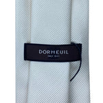 Dormeuil Self Striped Ivory Silk Tie