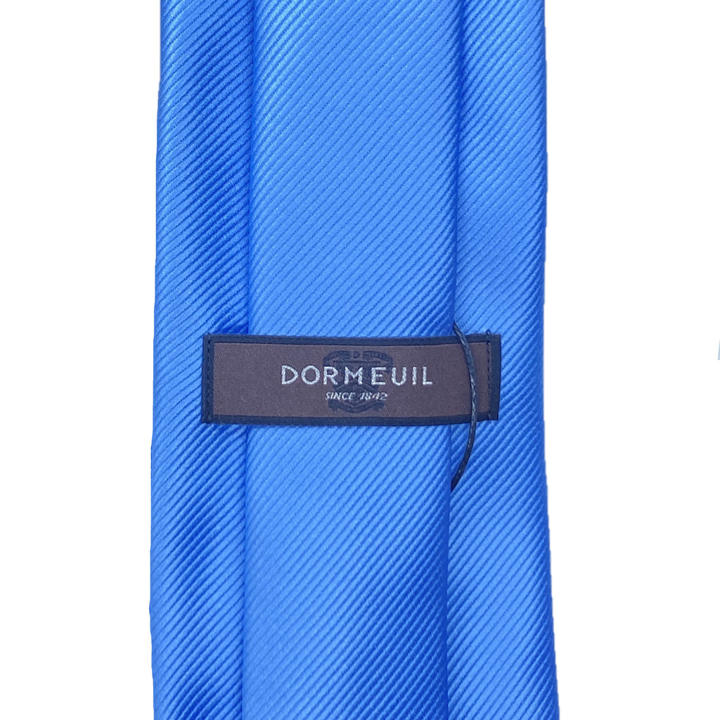 Dormeuil Self Striped Blue Silk Tie