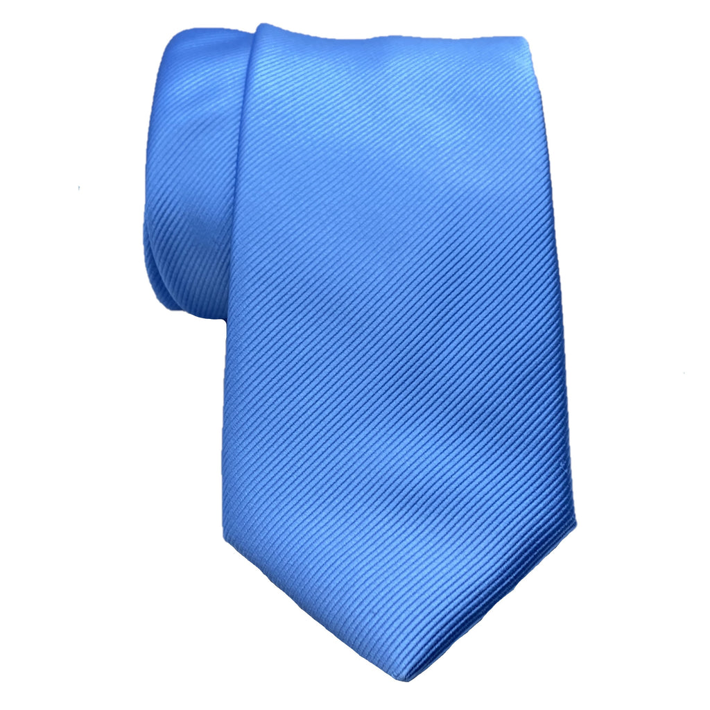 Dormeuil Self Striped Blue Silk Tie