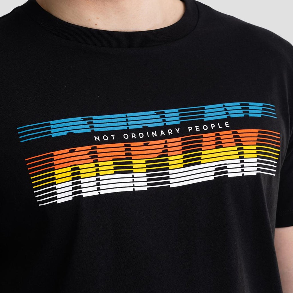 Replay Jersey T-Shirt with Optical Print - Ignition For Men
