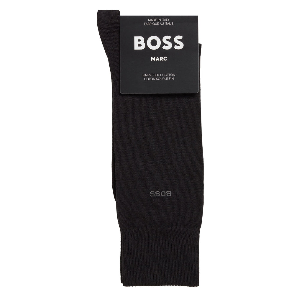 Hugo Boss Marc Regular Length Logo Black Socks 50469843 10241857 001 black