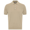 Canali Knitted Polo MK00145 / 714 C0127 Beige