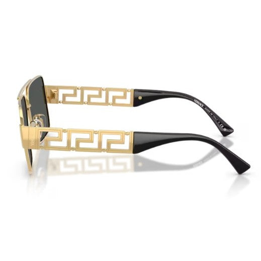 Versace Sunglasses 0VE2290 12616G61 Gold +Dark Grey