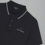 Paul &amp; Shark Cotton Tencel Piqué Polo 14311713 11D Black