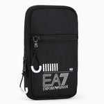 EA7 Recycled Fabric Train Core Mini Shoulder Bag 245080 CC940 02021 Black / White