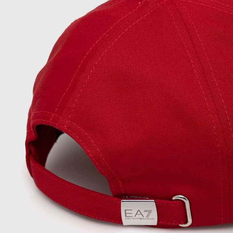 EA7 Cotton Baseball Cap 247088 CC010 42474 Red / Black