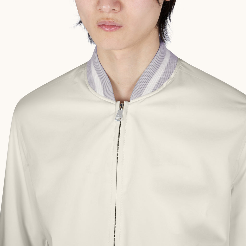 Paul & Shark Off-White Bomber Jacket 26412106 782 Off-White