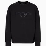 Emporio Armani Sweatshirt With Gradient Eagle Print 3D1M75 1JWPZ 0999 Black