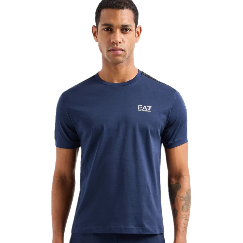 EA7 Logo Series T-Shirt <span style="font-size: 0.875rem;" data-mce-fragment="1">3DPT35 PJ02Z 0554 Navy Blue</span>