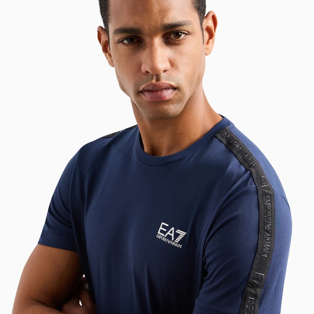 EA7 Logo Series T-Shirt <span style="font-size: 0.875rem;" data-mce-fragment="1">3DPT35 PJ02Z 0554 Navy Blue</span>