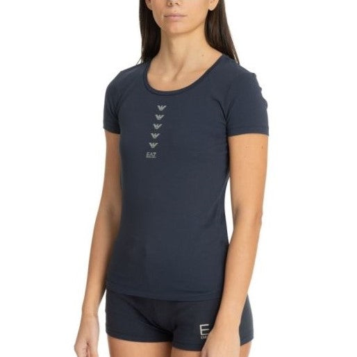 EA7 Womens T-Shirt 3DTT20 TJFKZ 0555 Navy