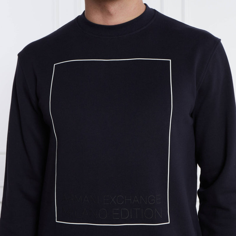 Armani Exchange Organic Cotton Sweatshirt - Ignition For Men