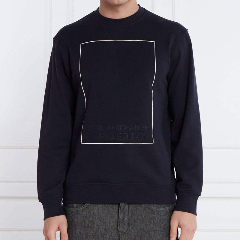 Armani Exchange Organic Cotton Sweatshirt - Ignition For Men