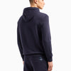 Armani Exchange Cotton Hoodie 3DZMHJ ZJGGZ 15CX Navy Blue