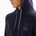 Armani Exchange Cotton Hoodie 3DZMHJ ZJGGZ 15CX Navy Blue