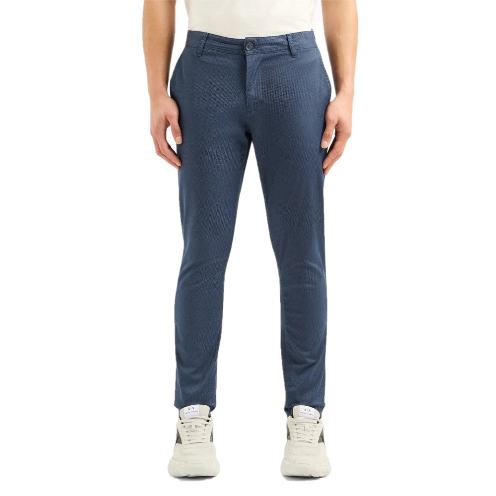 Armani Exchange Gabardine Chino Pants 3DZP14 ZNVNZ 55AJ Navy&nbsp;