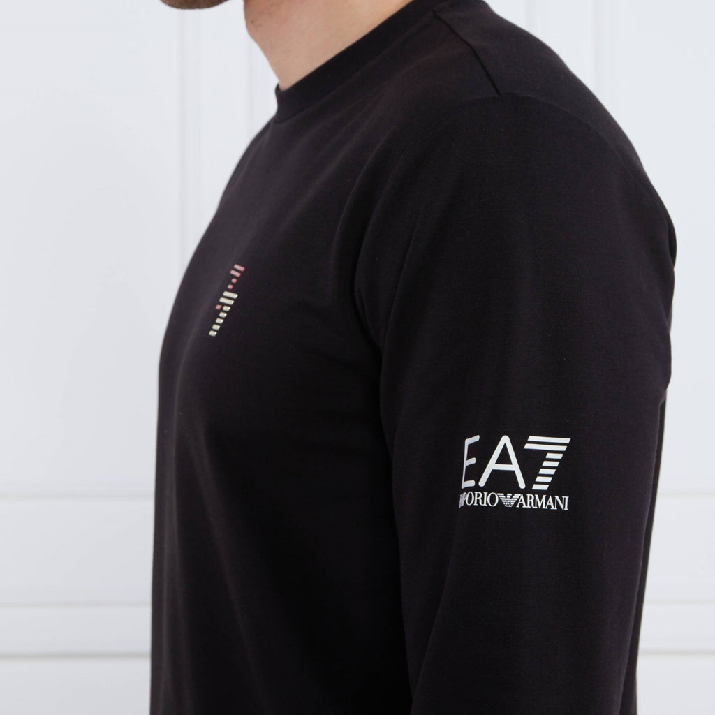 EA7 Sweatshirt 3RPM06 PJLIZ 1200 Black