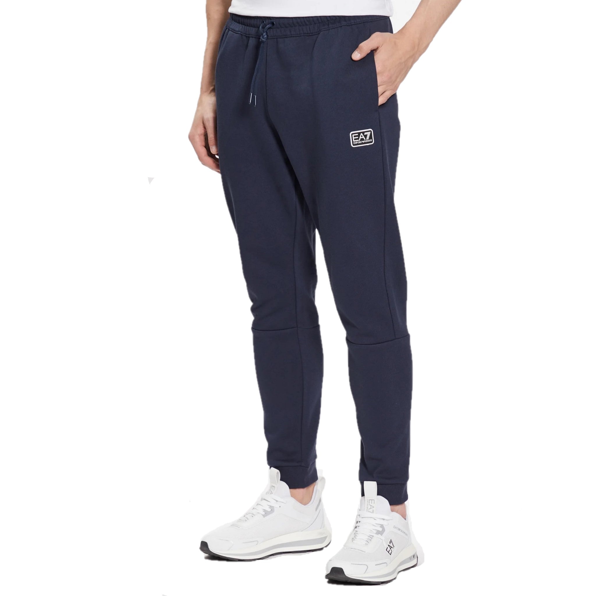 EA7 Core Identity Cotton-Blend Trainingspak Heren EA7 Core Identity Cotton-Blend Trainingspak Heren