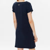 EA7 Womens Short Sleeve Mini Dress 3DTA52 TJDQZ 1555 Navy Blue