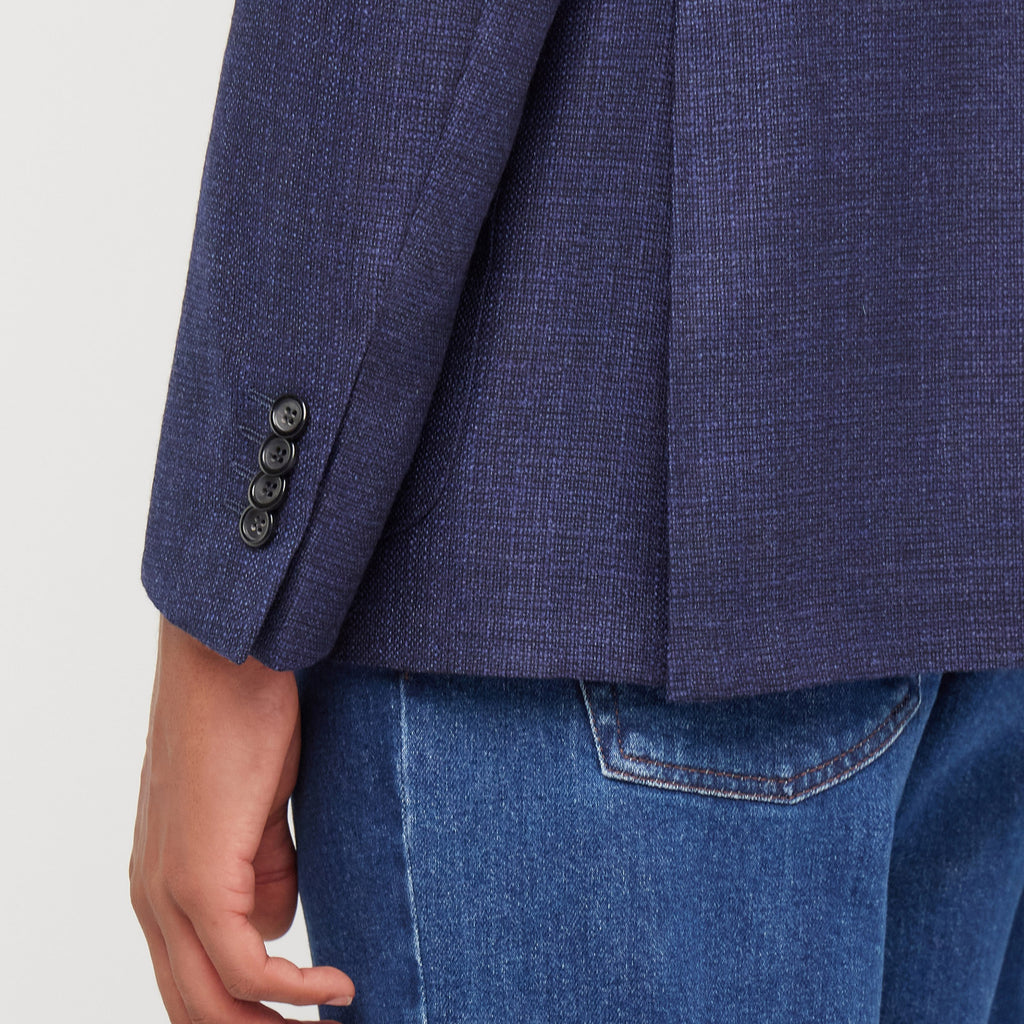 Canali Kei Blue Modern Fit Jacket CU01158 23288 308 BLUE