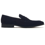 Hugo Boss Brown Leather Driver Moccasins 50523062 10262618 401 Dark Blue