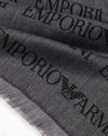 Emporio Armani Jacquard logo Scarf 625060 CC786 00041 Grey&nbsp;