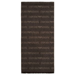 Emporio Armani Jacquard logo Scarf 625060 CC786 00152 Marrone