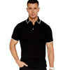 Emporio Armani Mercerised Piqué Polo 6D1F65 1JTKZ 00C0 Black