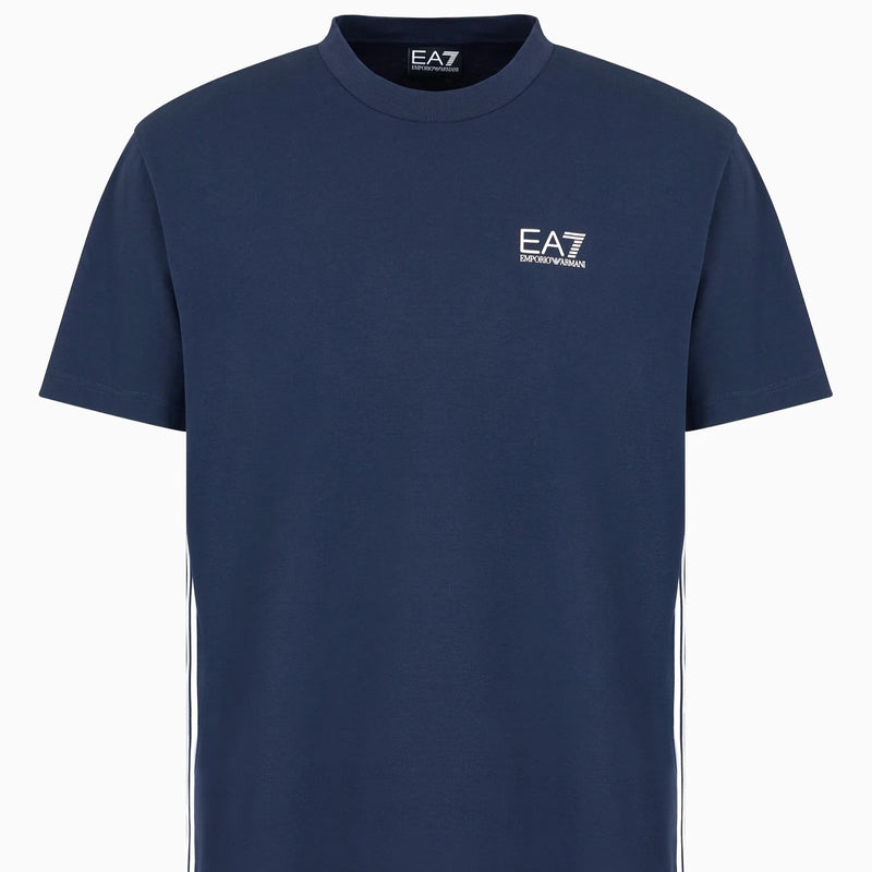 EA7 7 Lines T-shirt 6DPT19 PJOLZ 1562 Blue