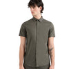 Armani Exchange Short Sleeve Shirt 6DZC04 ZNEAZ 4893 Khaki