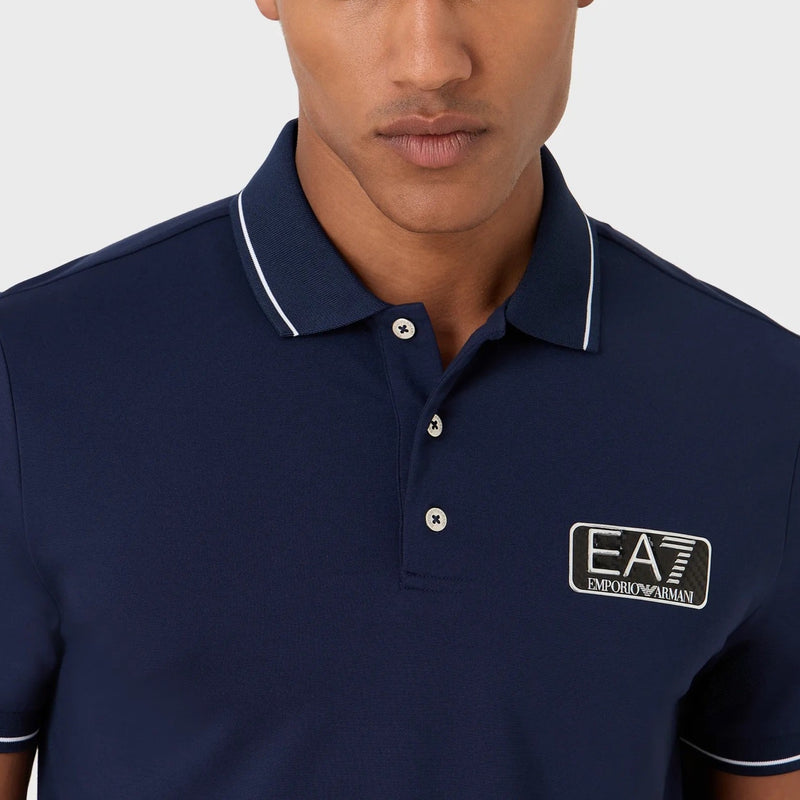 EA7 Tennis Club Polo 6RPF02 PJNUZ 1554 Navy