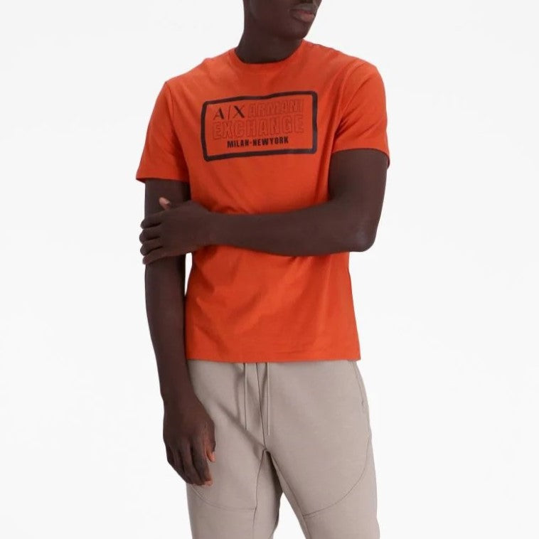 Armani Exchange T-Shirt 6RZTAD-ZJA5Z 14AW Orange