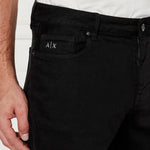 Armani Exchange Denim Shorts 6DZJ65 Z1ZRZ 1200 BLACK