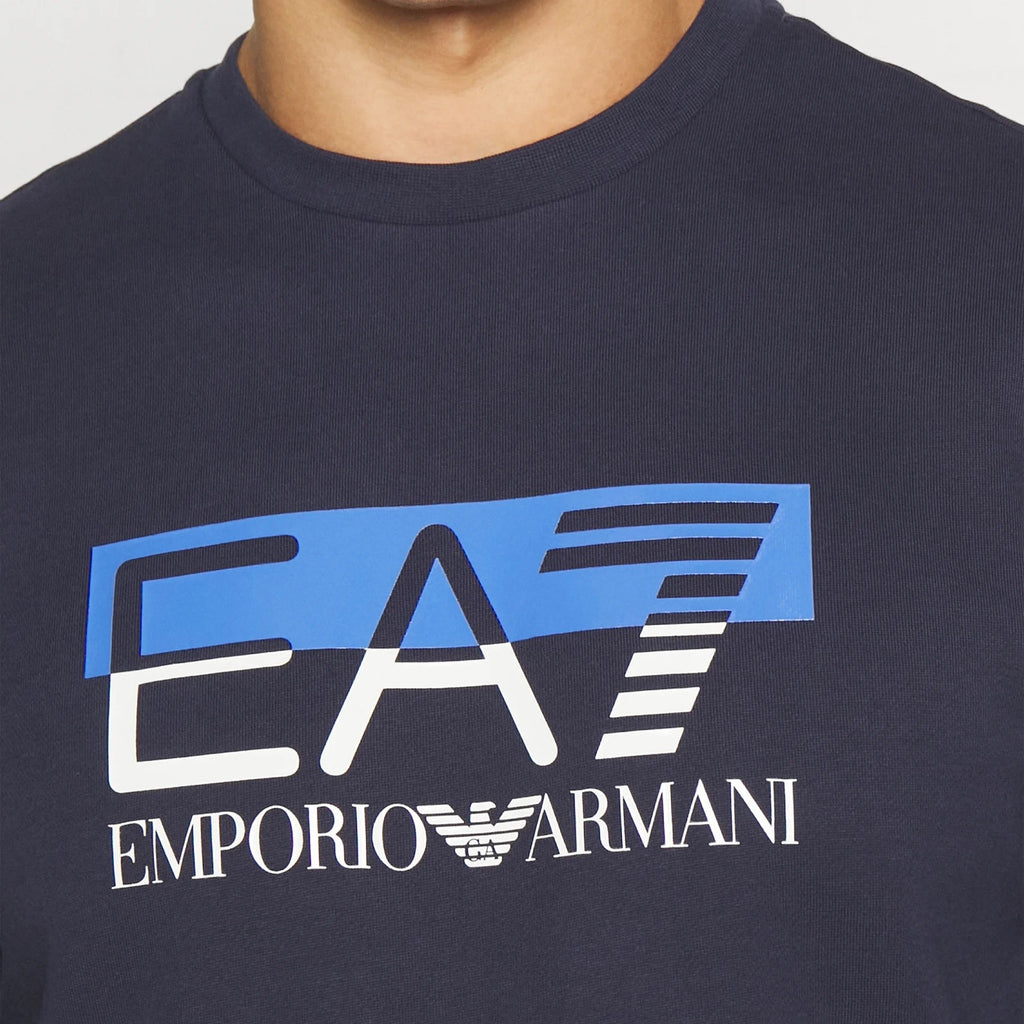 EA7 Lined Sweatshirt 6RPM01 PJ07Z 1554 Navy Blue