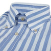 Stenstroms Blue Striped Oxford Shirt 712261 8738 152 Blue Striped Shirt