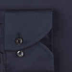 Stenstroms Navy Twill Shirt 722311 1467 180 Navy Blue