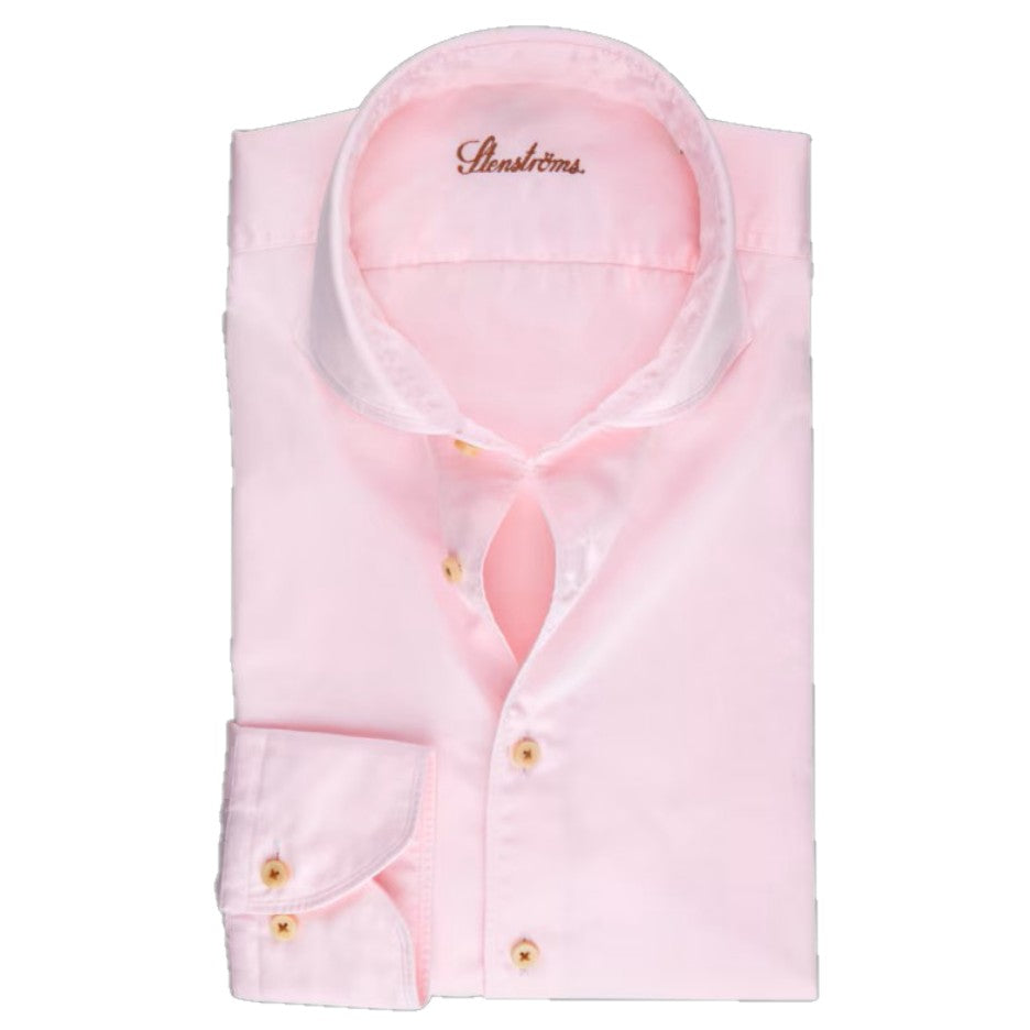 Stenstroms Light Pink Twill Shirt - Ignition For Men
