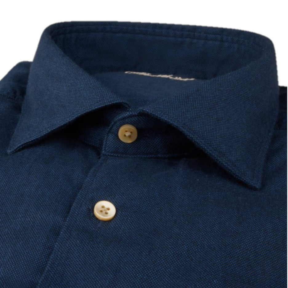 Stenstroms Navy Oxford Shirt 774721 8280 190 Navy