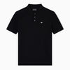Emporio Armani Polo With Micro Eagle 8N1FQ2 1JTKZ 0999 Black