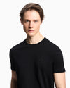 Emporio Armani Micro Logo T-Shirt 8N1TQ6 1JRGZ 0999 Black