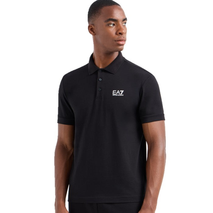 EA7 Core Identity Polo 8NPF14 PJVQZ 1200 Black