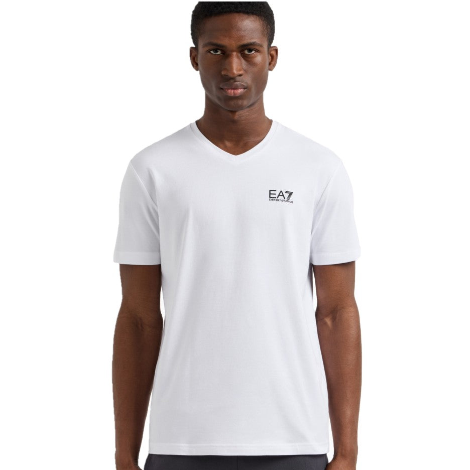 EA7 V-Neck T-Shirt&nbsp;8NPT27 PJVQZ 1100 White