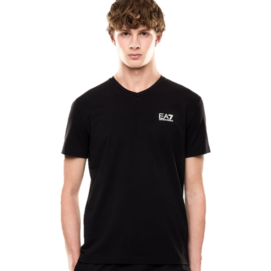 EA7 V-Neck T-Shirt 8NPT27 PJVQZ 1200 Black&nbsp;