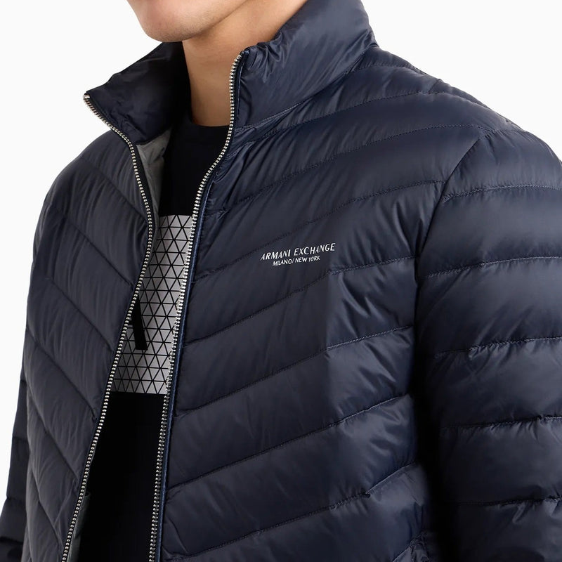 Armani Exchange Milano Puffer Jacket Navy 8NZB52-ZNW3ZP