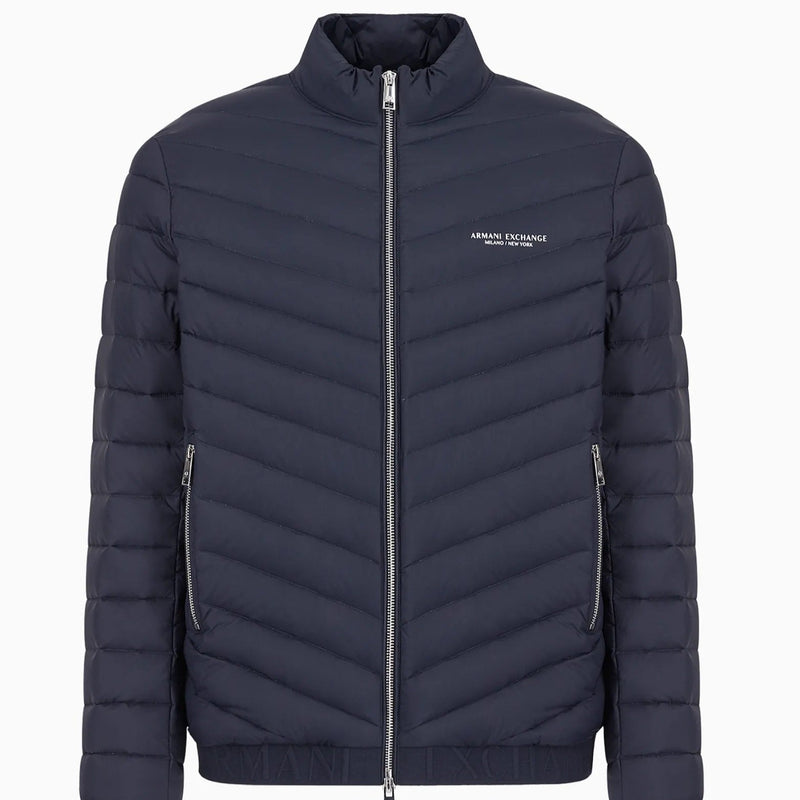 Armani Exchange Milano Puffer Jacket Navy 8NZB52-ZNW3ZP